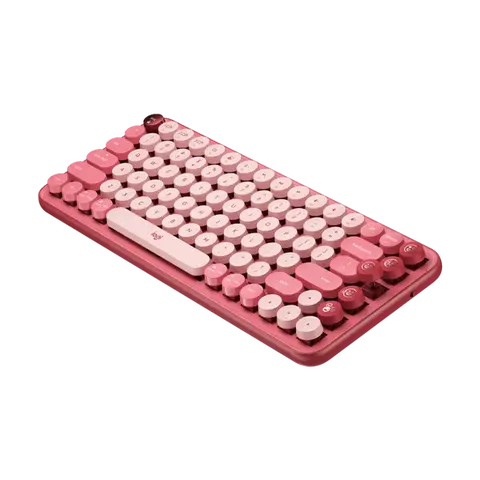 מקלדת מכאנית אלחוטית אודם, ורוד LOGITECH POP Keys