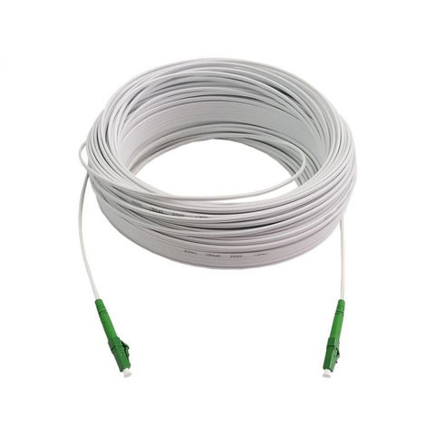 מגשר SM סימפלקס משוריין LC/APC - LC/APC עם ראשים מוגנים להשחלה 30 מטר