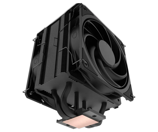 תמונה ממוזערת: קירור למעבד CoolerMaster V4 ALPHA 3DHP Black 240W TDP Air Cooler