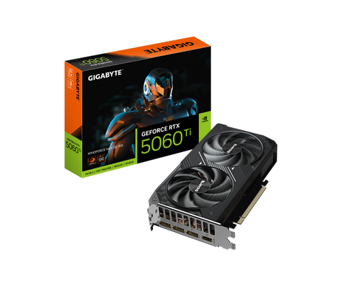 כרטיס מסך Gigabyte GeForce RTX 5060 Ti WINDFORCE MAX OC 16G