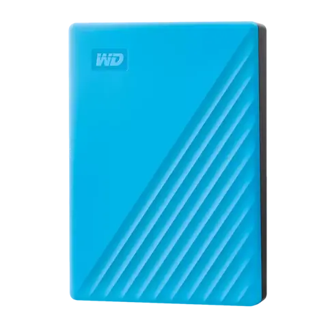 כונן My Passport 6TB מבית WD בצבע כחול