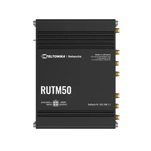נתב סלולרי תעשייתי RUTM50 5G מבית TELTONIKA