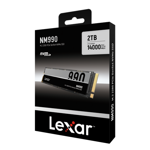 Lexar SSD LNM-990 2TB M.2 NVMe High Speed PCIe Gen 5X4