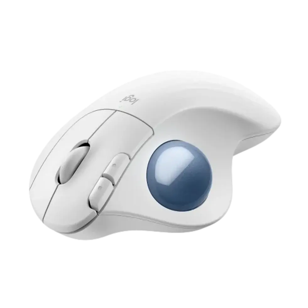 תמונה ממוזערת: עכבר ארגונומי בצבע אופווייט Logitech Ergo M575S Wireless Trackball