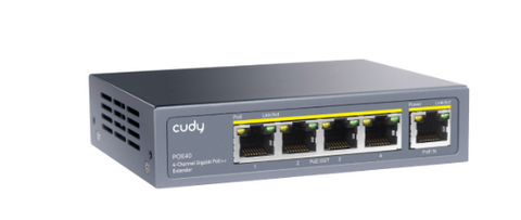 CUDY 4-Channel Gigabit PoE++ Extender POE40