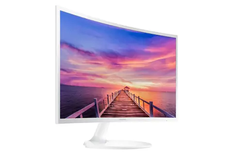 מסך מחשב קעור Samsung C27F391FH / C27F391FHR 27'' LED VA - צבע לבן