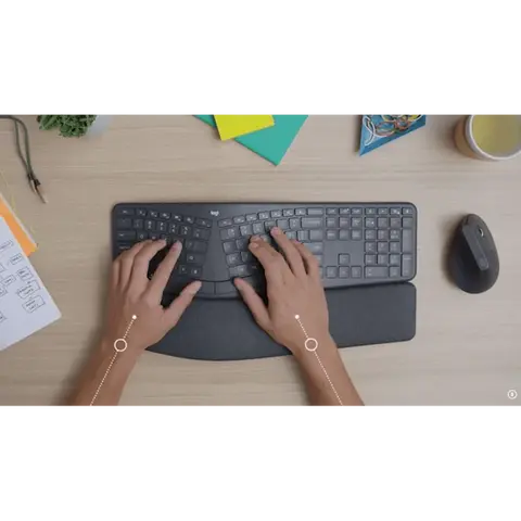מקלדת אלחוטית ארגונומית LOGITECH ERGO K860 SPLIT