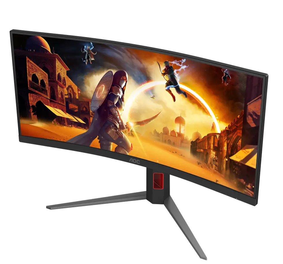 Thumbnail: AOC CU34G4Z – מסך גיימינג קעור 34" מהיר במיוחד עם 240Hz