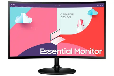 מסך מחשב קעור Samsung Essential S3 S36C S27C360EAM FHD VA 27'' FreeSync