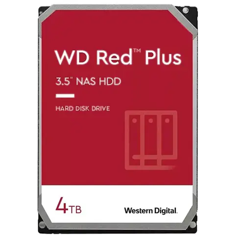 כ.פנימי  WD RED PLUS 4TB 256MB