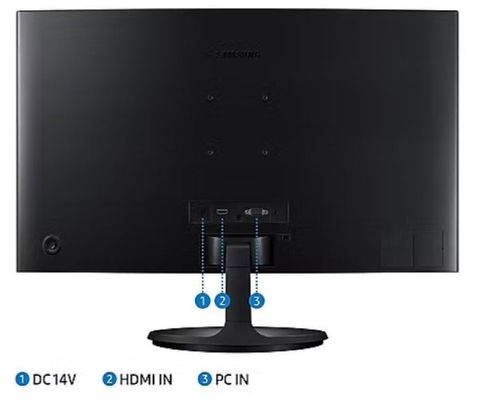 מסך מחשב קעור SAMSUNG S27D362GAM 4ms 100Hz FreeSync FHD VGA HDMI