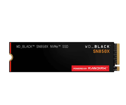 דיסק פנימי 2TB 7300MB/s Read PCIe 4.0X4 WD BLACK SN850X NVMe SSD