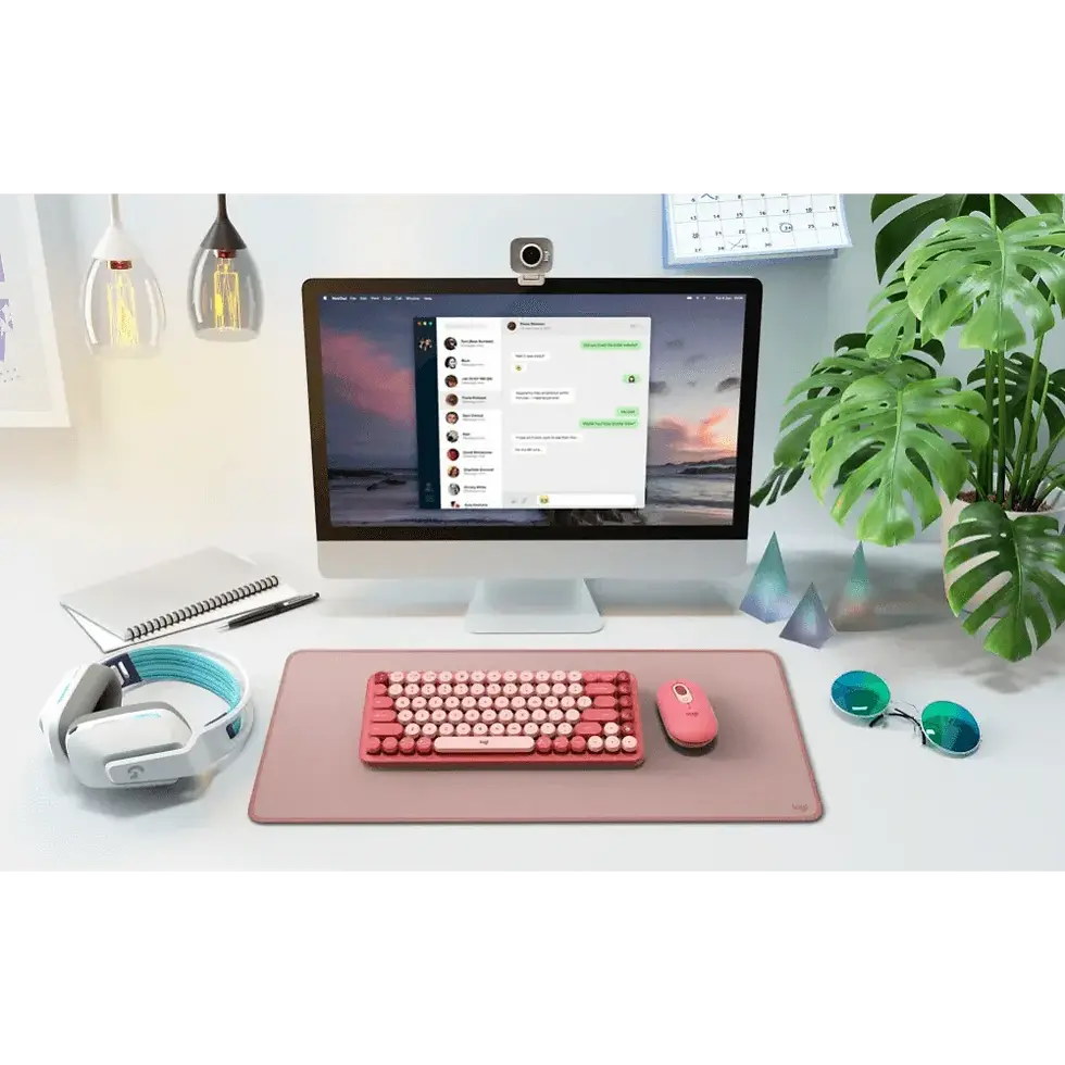 Thumbnail: עכבר אלחוטי בצבע אדום ורוד LOGITECH POP 2.4GHZ/BT