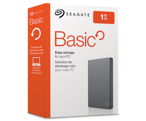 דיסק חיצוני SEAGATE Basic Portable Drive 1TB 2.5 usb 3.0