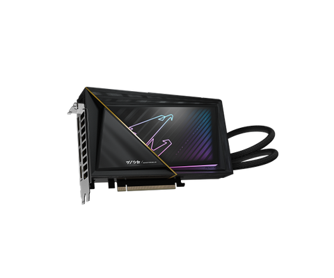 כ.מסך AORUS GeForce RTX 5080 XTREME WATERFORCE 16G 360MM RADIATOR