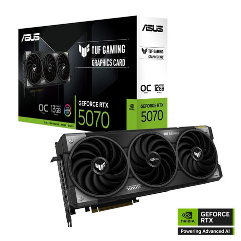כרטיס מסך ASUS TUF Gaming GeForce RTX 5070 12GB GDDR7 OC Edition