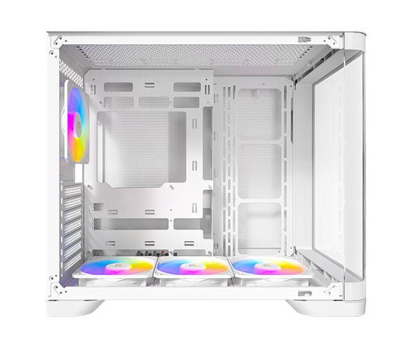 תמונה ממוזערת: מארז לבן Antec C5 Curve ARGB Mid-Tower ATX 4x ARGB FANS Type-C