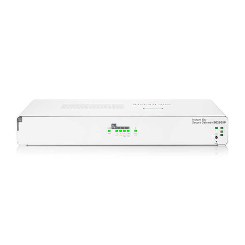 HPE Networking Instant On Secure Gateway 5-port SmartRate 2.5G PoE+ 64W SG2505P