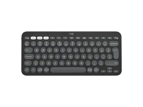 מקלדת  Logitech PEBBLE KEYS 2 K380S- צבע גרפיט