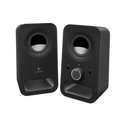 רמקולים למחשב Logitech 2.0 Multimedia Speakers Z150 Retail בצבע שחור