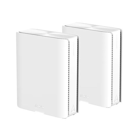ראוטר ASUS ZenWiFi BQ16 BE25000 Quad Band WiFi 7 - צבע לבן, 2 יחידות באריזה