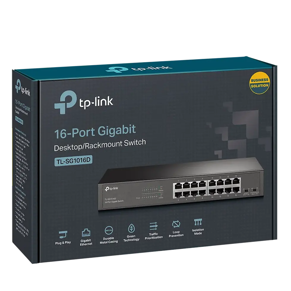 Thumbnail: TL-SG1016D 16-Port Gigabit Switch מבית TP-LINK