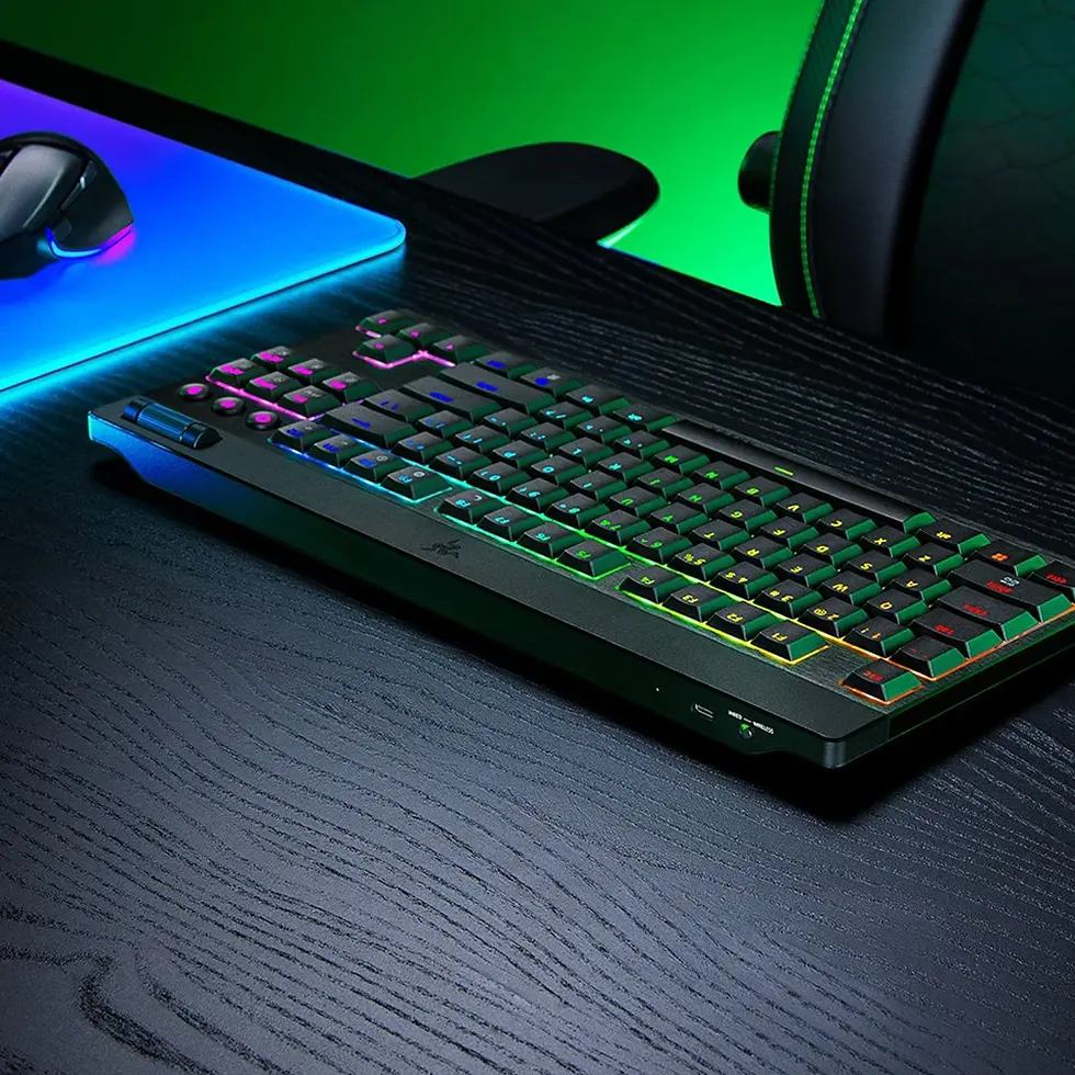 Thumbnail: RAZER BLACKWIDOW V4 LOW-PROFILE TENKEYLESS HYPERSPEED – מקלדת מכנית אלחוטית