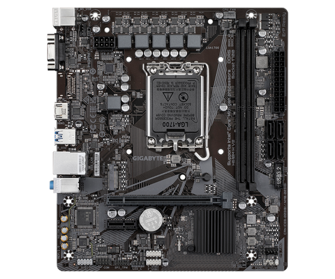 לוח לאינטל דור 12-14 Gigabyte H610M H V2 DDR5 VGA HDMI