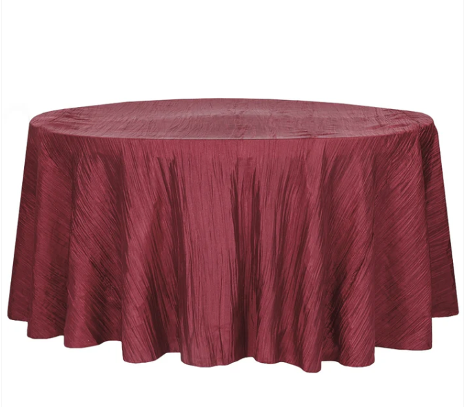Burgundy Crinkle Taffeta TC