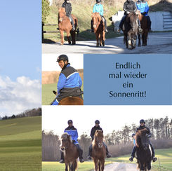 Endlich mal wieder ein Sonnenritt!