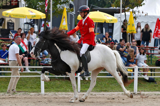MEM 2024 St. Radegund - Eine Medaille ganz knapp verpasst hat Eyvar mit Randalìn in der T2 Junioren. Er sicherte sich den 4. Rang.
