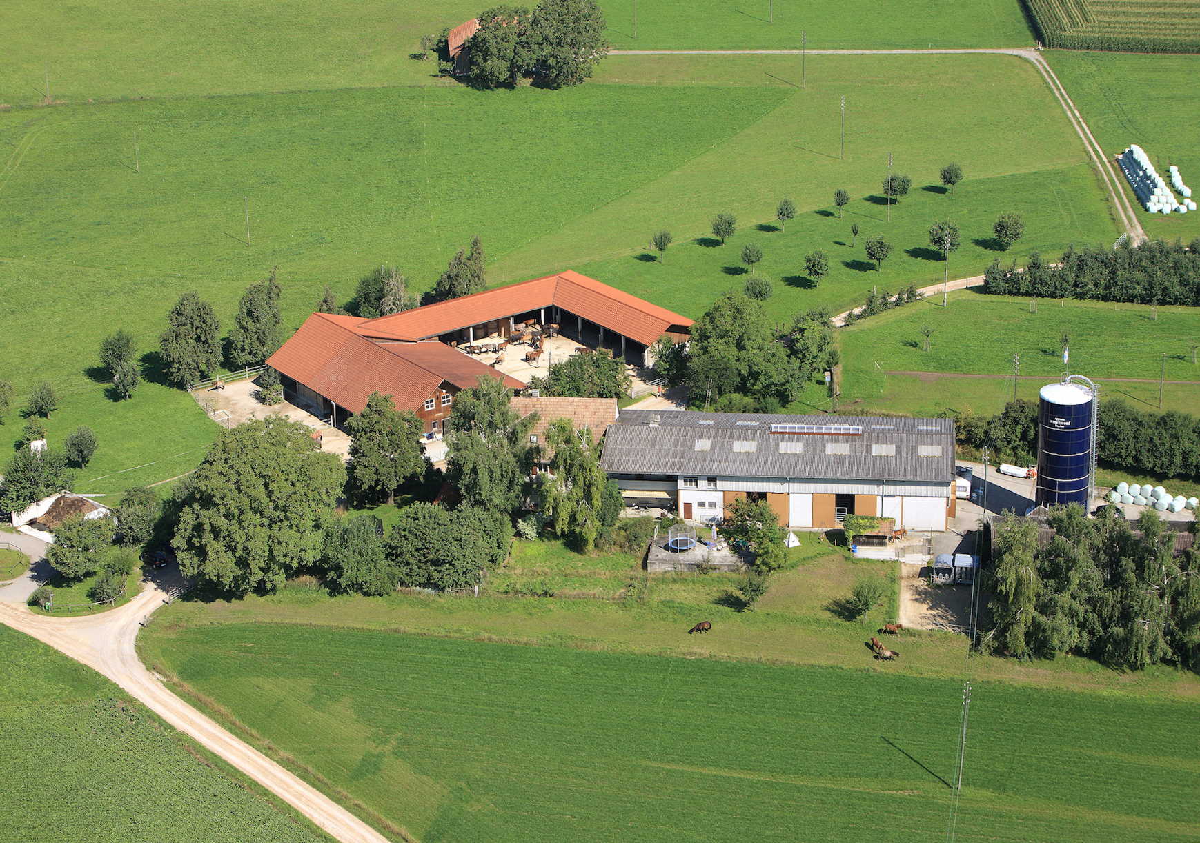 Unser Hof | Luftaufnahme 2010