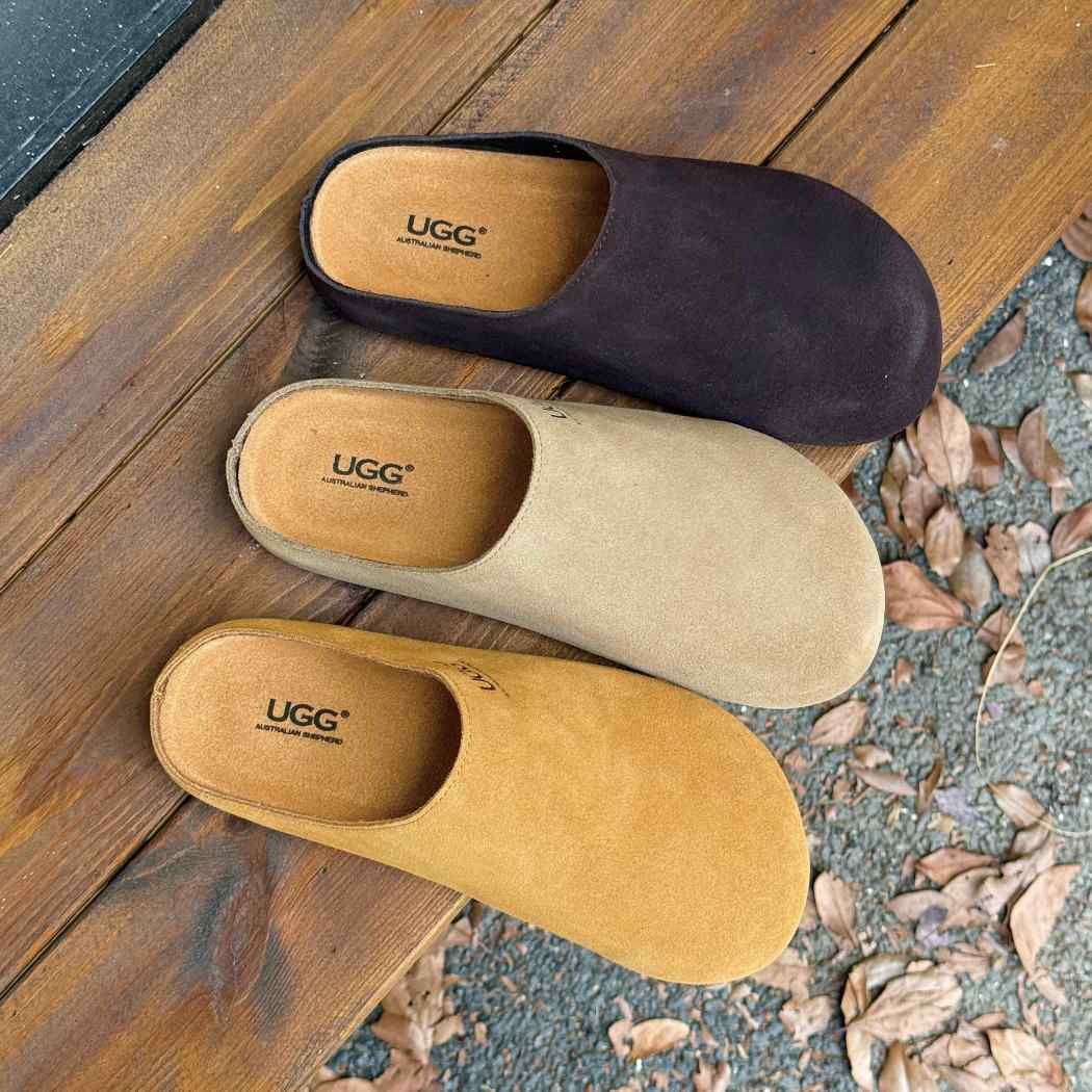 AUSTRALIAN SHEPHERD® Unisex Suede Slip-On Mules Marven AS 5024