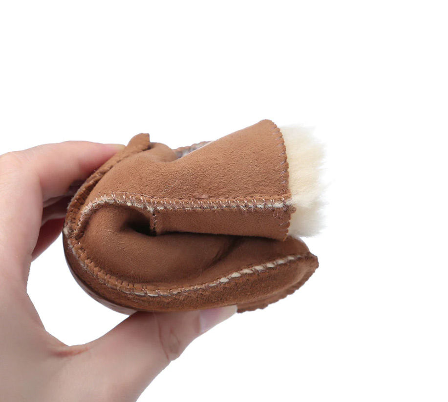Thumbnail: AUSTRALIAN SHEPHERD® UGG Australian Sheepskin Baby Bootie Eliana AS 3049K