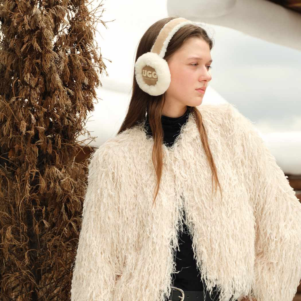 AUSTRALIAN SHEPHERD® UGG Women Sheepskin Wool Cloud Earmuff ASA 039