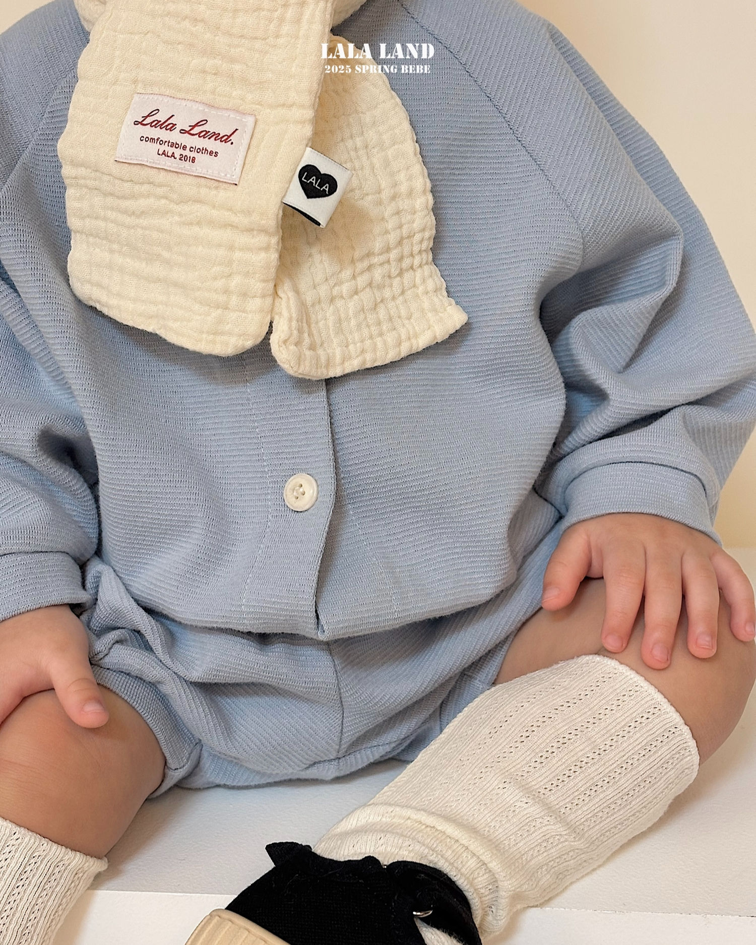 Mini Baby Scarf in Gauze Cotton Fabric (Gentle on Skin)