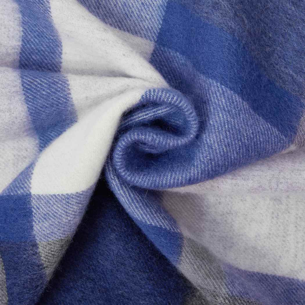Urban UGG® 100% Wool Check Shawl Scarf Wynel UR 8011