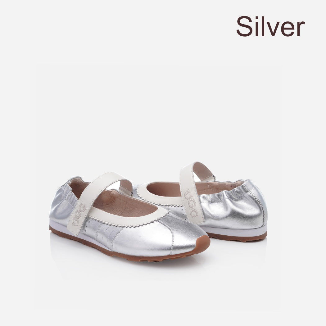 OZLANA UGG Mary Jane Soft Flat Shoes OZ 7012