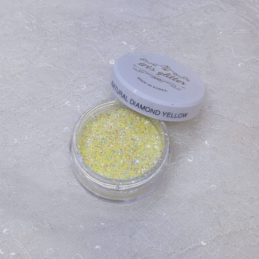 Thermal Color Changing Glitter – Natural Diamond Yellow