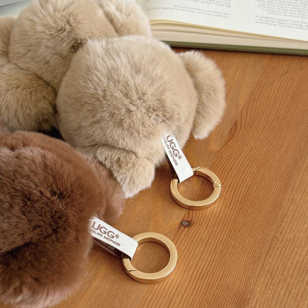 AUSTRALIAN SHEPHERD® Fluffy Large Bubear Keyring ASZ 040