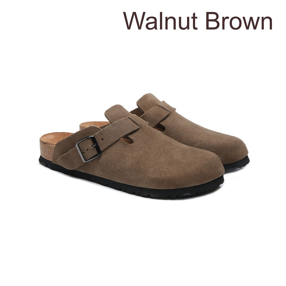 Thumbnail: DK UGG Sandra Leather Mule Slipper DK 1643