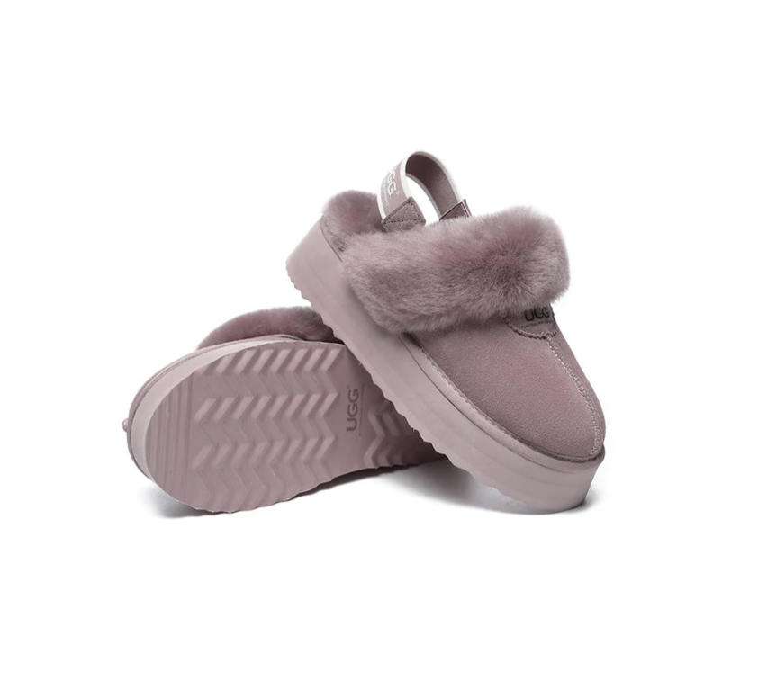 AS UGG Women Removable Strap Slingback Slippers Platform AS 2048
