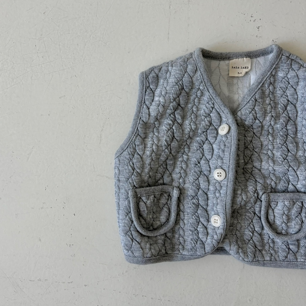 Thumbnail: Quilted LALA Baby Vest