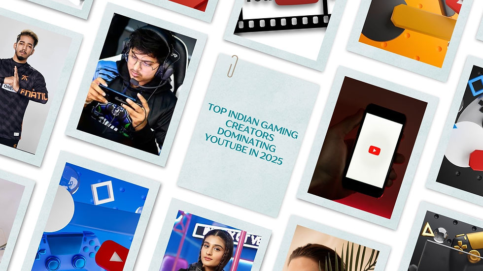 AceDROO Blog Image - Top Indian gaming creators dominating YouTube in 2025