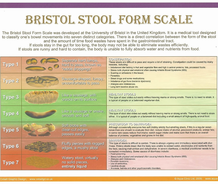 Bristol stool form scale | inside-and-out