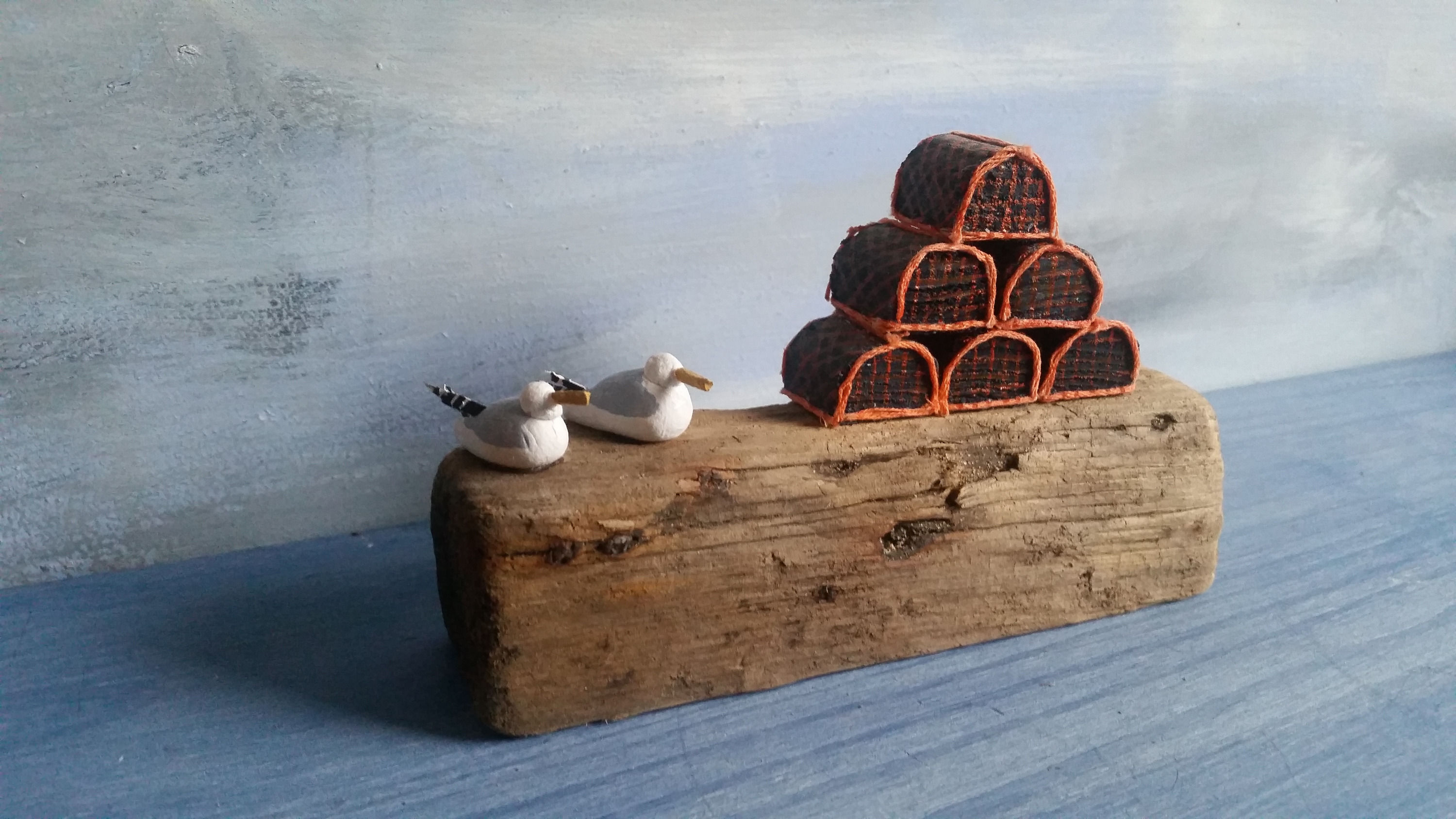 Gulls and Fishing Creels