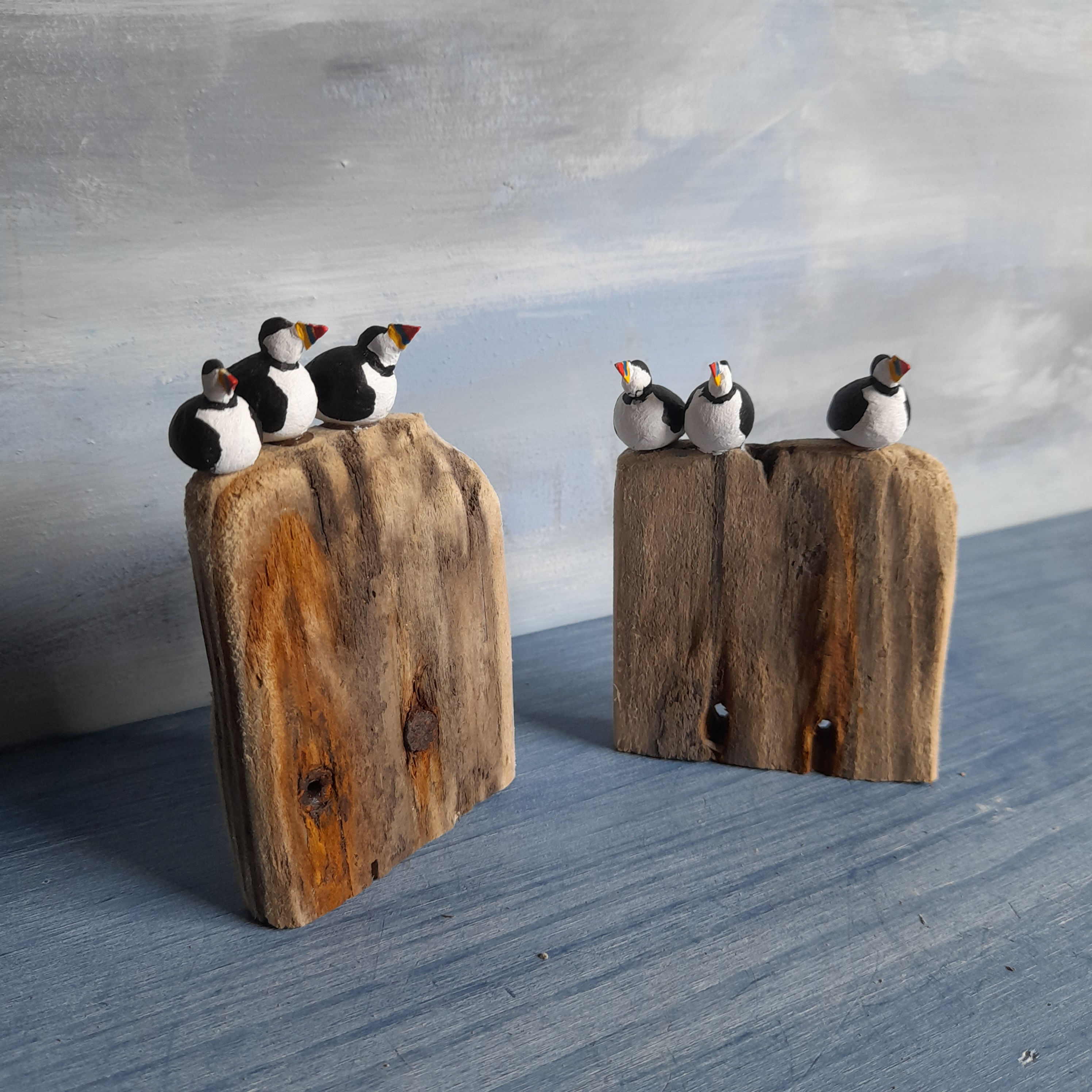 Puffins (2 pieces)