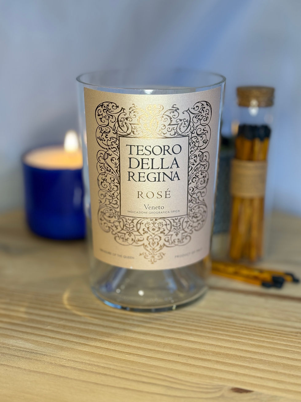 Thumbnail: Wine Bottle Candle - White Wine