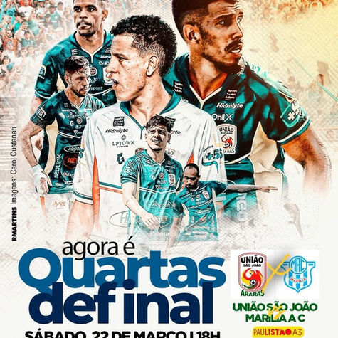 União São João disputa as quartas de final em busca da classificação