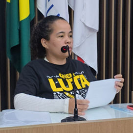 Diretora do SindSepa explana Movimento ‘Somos todos professores’ na sessão da Câmara